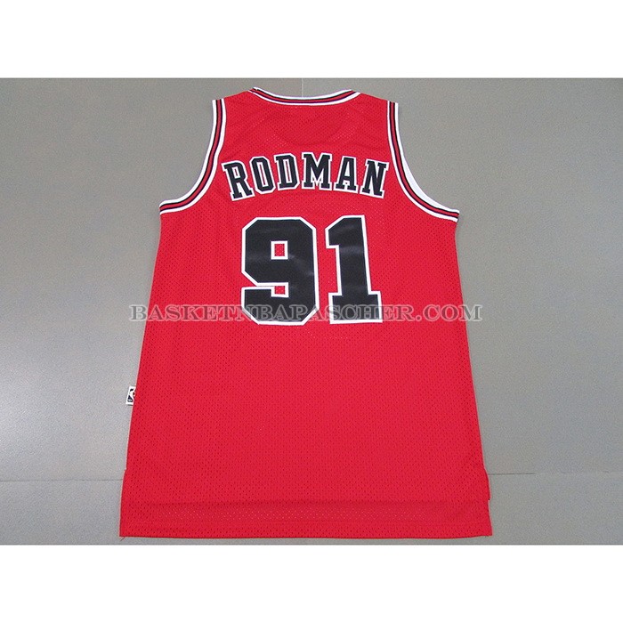 Maillot Chicago Bulls Dennis Rodman Mitchell & Ness 1997-98 Rouge